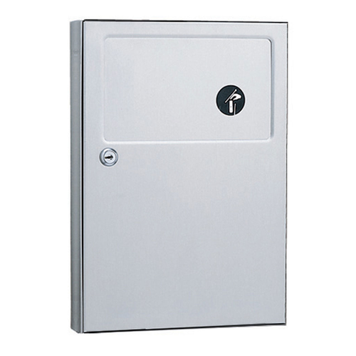 Bobrick B-254 Sanitary Napkin Disposal, 1.2-Gal.