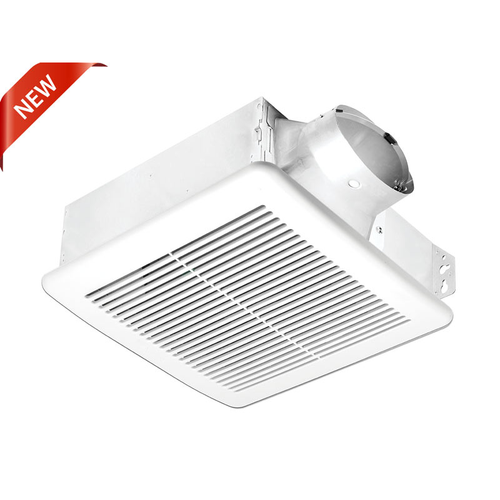 Delta Breez Slim Ventilation Fans - SLM80-110D-C - 80/110 CFM Fan with Dual Speed