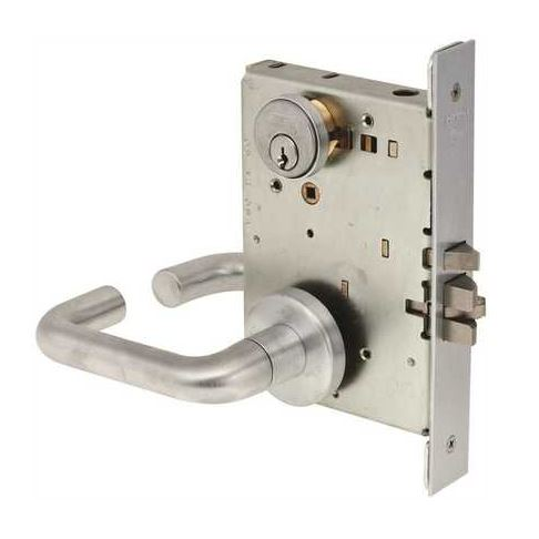 Schlage L9050 - Entrance/Office 03 Lever Mortise Lock - Grade 1 Non-Deadbolt Function Single Cylinder Keyed Lever Lock