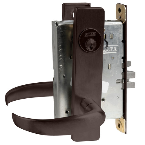 Schlage L9465 - 17 Lever Closet/Storeroom Mortise Lock - Grade 1 Deadbolt Function Single Cylinder Keyed Lever Lock