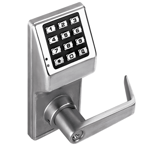 Alarm Lock Alarm Lock DL2700LD Keyfob-activated Standalone Digital Pushbutton Cylindrical Lock with Lockdown Indicator ALA-DL2700LD