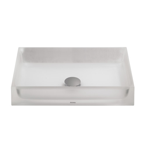 TOTO LLT151#61 Luminist Rectangular Vessel Bathroom Sink Frosted