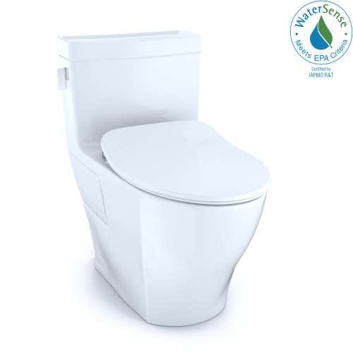 TOTO MS624234CEFG#01 Legato One-Piece Elongated 1.28 GPF Toilet with CEFIONTECT and SoftClose Seat WASHLET+ Ready