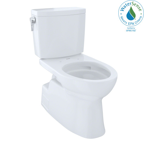 TOTO CST474CUFG Vespin II 1G Two-Piece Elongated 1.0 GPF Universal Height Skirted Design Toilet with CEFIONTECT