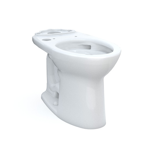 TOTO C776CEFGT40#01 Drake Elongated Universal Height TORNADO FLUSH Toilet Bowl with CEFIONTECT WASHLET+ Ready