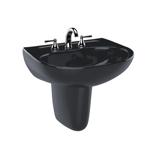 TOTO LHT241.8#51 Supreme Oval Wall-Mount Bathroom Sink and Shroud for 8 Inch Center Faucets