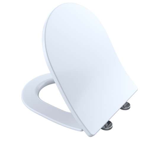 TOTO SS247R#01 SoftClose Slim D-Shape Non-Slamming Seat and Lid for RP Wall-Hung Toilet