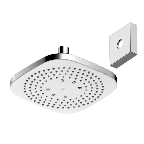 TOTO TBW02003U1#CP G Series 2.5 GPM Single Spray 8.5 inch Square Showerhead with COMFORT WAVE Technology - TBW02003U1