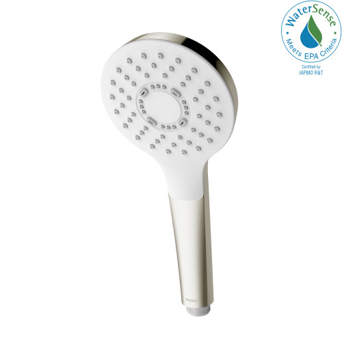 TOTO TBW01009U4 G Series 1.75 GPM Single Spray 4 inch Round Handshower with COMFORT WAVE Technology - TBW01009U4