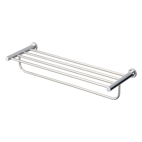 TOTO YTS406BU#CP L Series Round Towel Shelf with Hanging Bar - YTS406BU