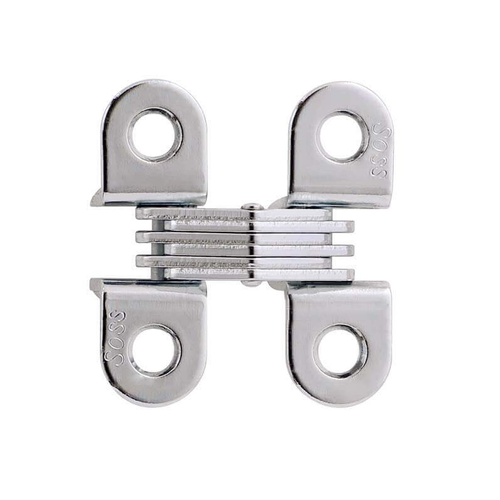 SOSS 303 Series Invisible Hinge, 1-1/2" Steel Construction for Wood or Metal Doors
