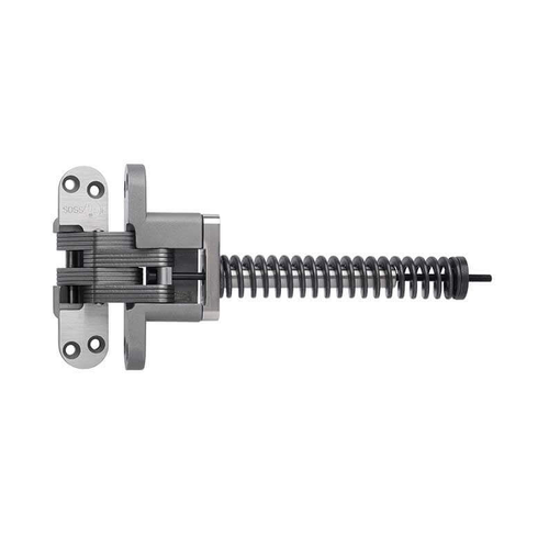 SOSS 418SSIC Invisible Closer Hinge, 316 Stainless Steel with Fire Rating