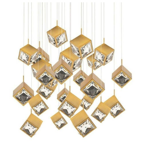 WAC Lighting PD-29325S Ice Cube 23-Light Linear Multi-Light LED Pendant