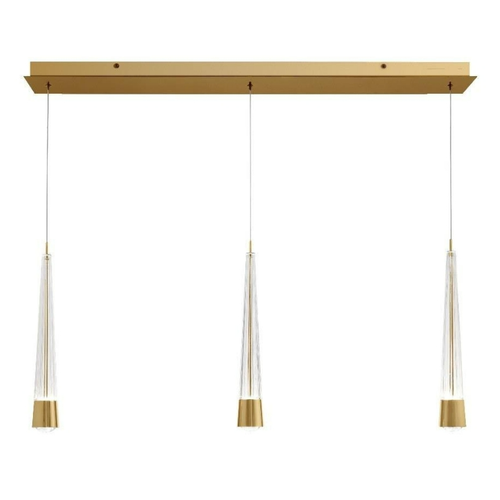 WAC Lighting PD-59403L Quill 3-Light Linear Multi-Light LED Pendant