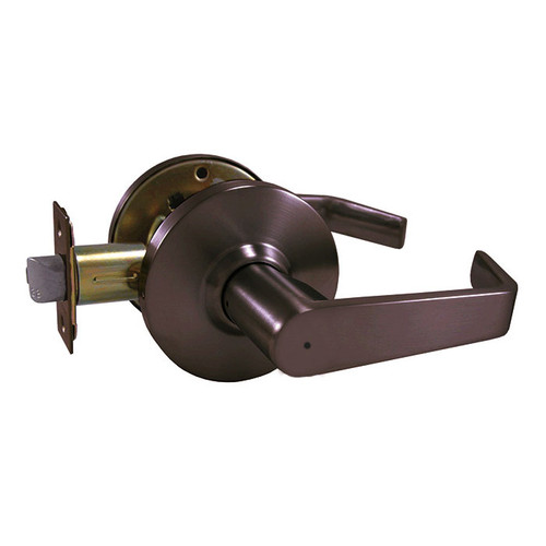 Design Hardware J76 Privacy Lever Lockset, Flat Lever