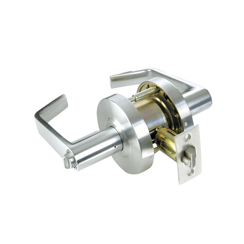 Design Hardware X75 Passage Lever Lockset, Flat Lever