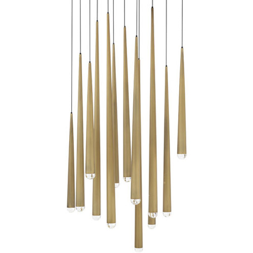 Modern Forms PD-41713S Cascade 13 Light 20" Pendant