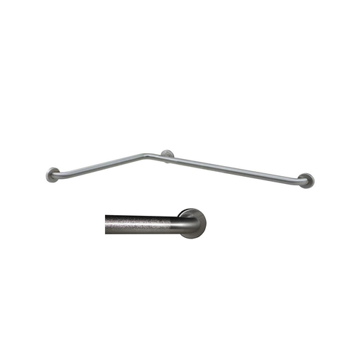 Bobrick B-6897.99 Two-Wall 42″ x 54″ Toilet Grab Bar 1-1/2″ DIA Peened Grip