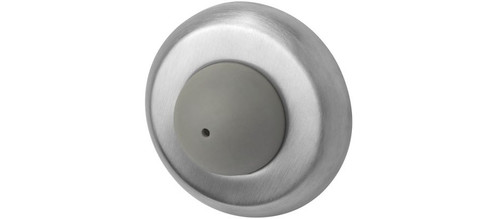 Rockwood 406 Convex Wrought Wall Stop, 1" Projection, 2-1/2" Diameter, Plastic Toggle Fastener