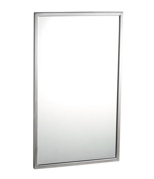 Bobrick B-2908 1830 Tempered Glass Welded Frame Mirror