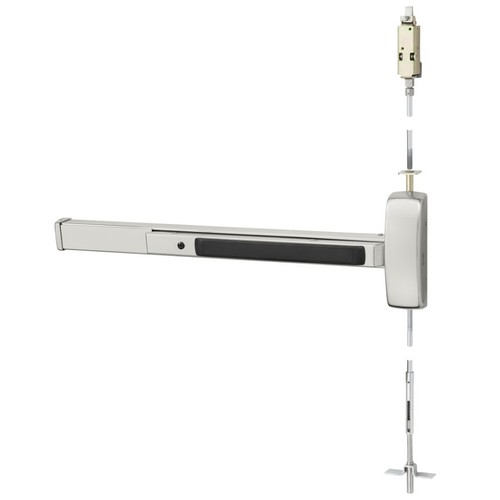 Sargent WD8606 Storeroom Function Grade 1 Concealed Vertical Rod Exit Device with Wide Stile Design