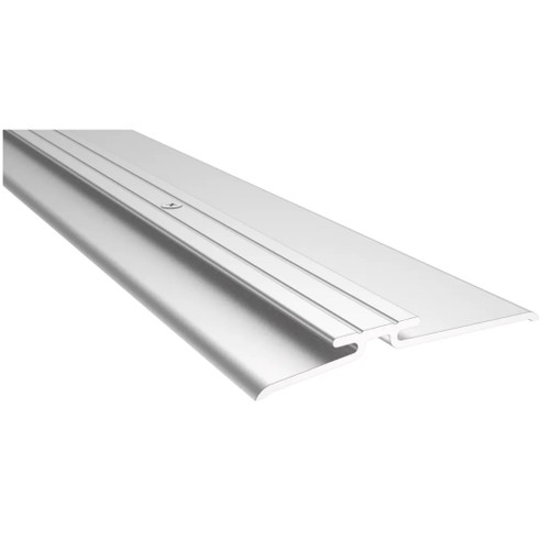 Pemko 114 Series Interlocking Threshold with J-Hook - Mill Finish Aluminum, 4-1/2" Width x 1/2" Height