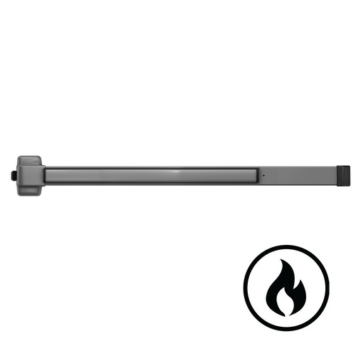 Von Duprin 22F Series - Fire Rated 3 ft Wide Stile Pushpad Rim Exit Device, Less Dogging