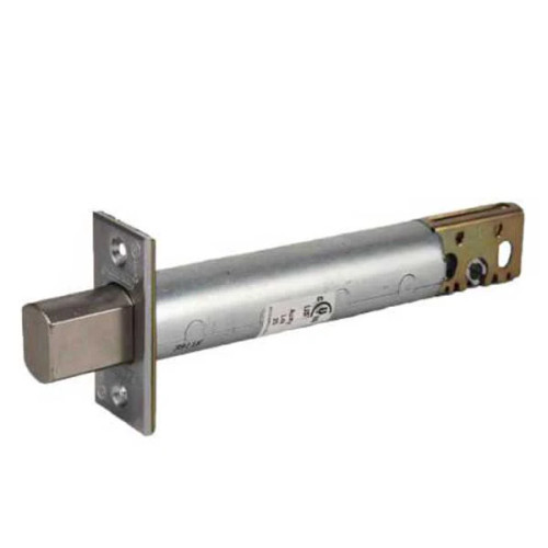Schlage Commercial 12-633 B600/700/800 Series Deadbolt Latch, 5" Backset, 1-1/8" x 2-1/4" Face, Square Corner – Satin Chrome (626), side profile view