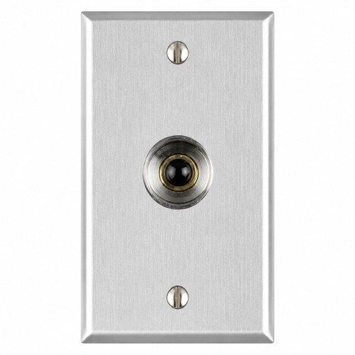Alarm Controls RP Series - PlainRemote Plates - RP-26, RP-27 Single Gang, Stainless Steel Wall Plate With Guard Ring