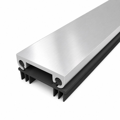 NGP 12T6 Thermoplastic Door Shoe, Mill Aluminum