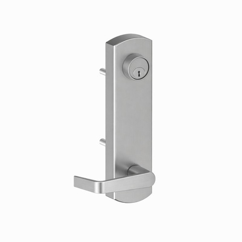 Hager 45CE Grade 1 Classroom Exit Device Trim with Cylinder Escutcheon and Withnell Lever