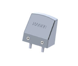 Hager 2-649-0219 4500 Series Flush End Cap for Exit Devices