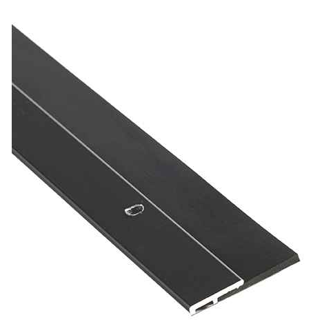NGP 102VDKB Vinyl Door Sweep with Dark Bronze Finish - Commercial Grade Weatherstripping