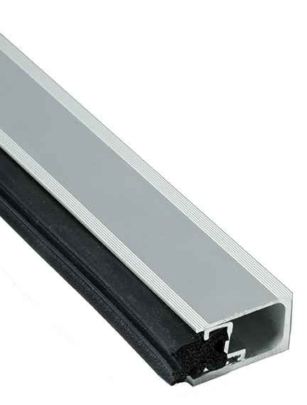 NGP 103NA Adjustable Perimeter Seal, Neoprene, Satin Aluminum Clear Anodized Finish