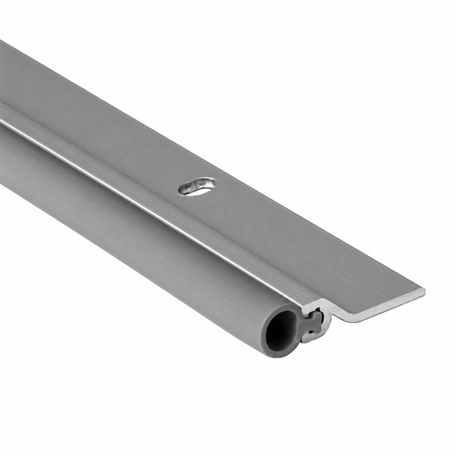 NGP 152VA Dense Bulb Perimeter Seal, Vinyl, 84", Satin Aluminum Clear Anodized Finish