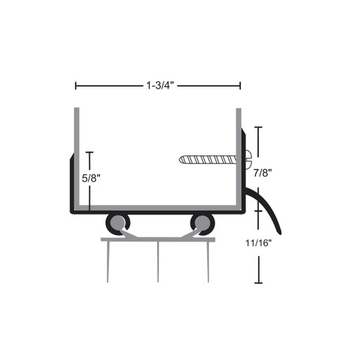 NGP 319ET Thermoplastic Door Shoe
