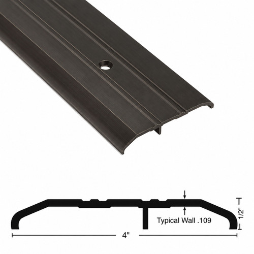NGP 424EDKB 1/2" Saddle Threshold, Dark Bronze Finish