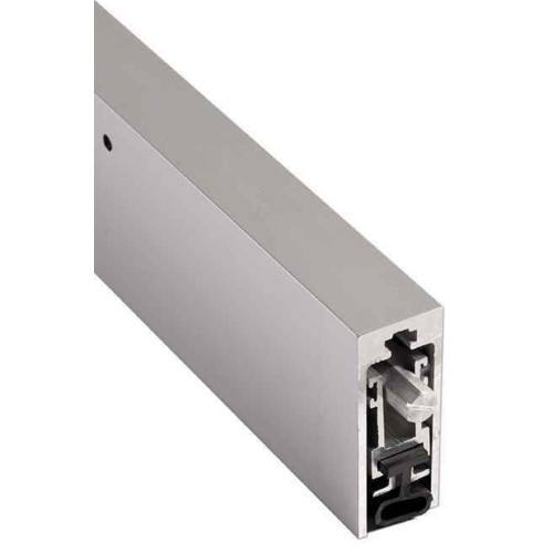 NGP 522N Mill Aluminum Heavy-Duty Mortise Automatic Door Bottom with Neoprene Seal
