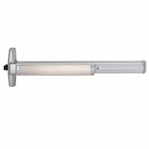 Von Duprin 35A-3ft Smooth Case Narrow Stile Rim Exit Device, 3 ft, Grade 1, Non-Handed, 626 Satin Chrome finish