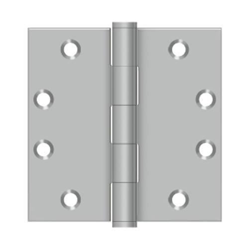 Deltana SS45 4-1/2" x 4-1/2" Square Corner Hinge, Stainless Steel (Pair)