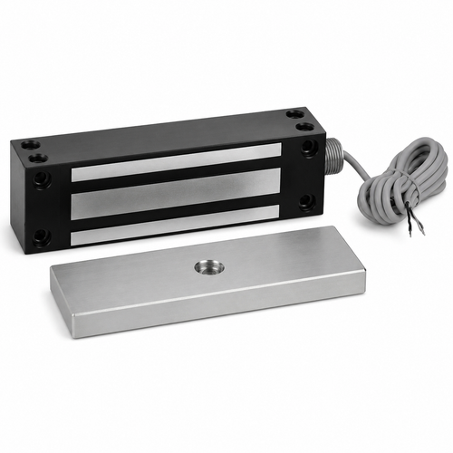 RCI 8380 GateMag Electromagnetic Gate Lock with Remote Lock Status - 1500 Lb Holding Force, 12/24 VDC