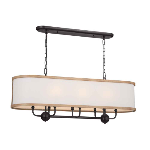 Kichler 52467 - Heddle 42.5" 8-Light Linear_Chandelier