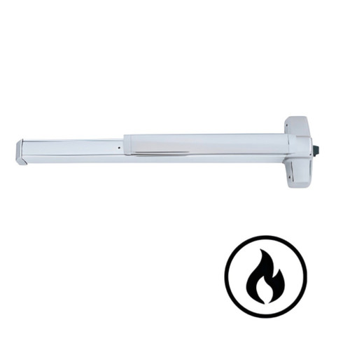 Von Duprin 99-F Series - Fire Rated 3 ft Grooved Case Wide Stile Rim Exit Device, Less Dogging