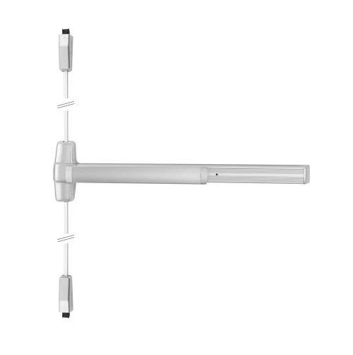 Von Duprin 9827 Series - 3 ft Smooth Case Wide Stile Surface Vertical Rod Exit Device