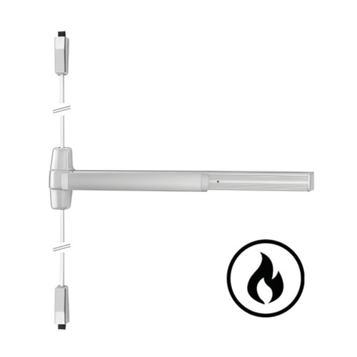 Von Duprin 9947-F Series - Fire Rated 3 ft Grooved Case Wide Stile Concealed Vertical Rod Exit Device, Less Dogging
