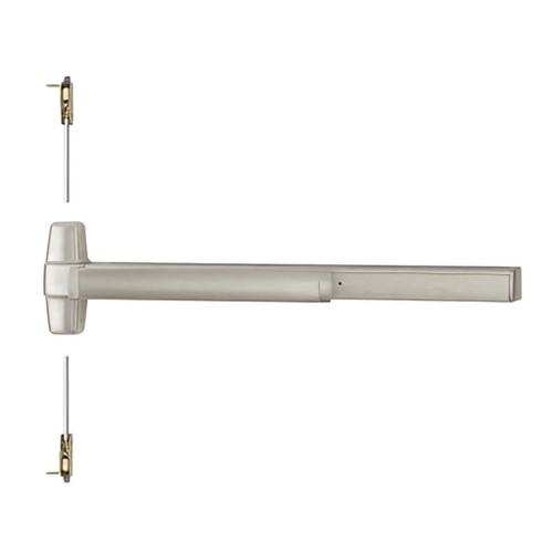 Von Duprin 9848 Series - 3 ft Smooth Case Wide Stile Concealed Vertical Rod Exit Device