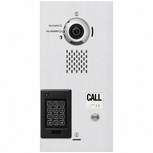 Aiphone IX-DVF-10KP IP Video Door Station with Proximity Reader and Access Keypad