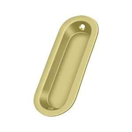 Deltana Deltana FP223 Flush Pull, Oblong, 3-1/2" x 1-1/4" x 3/8" DEL-FP223