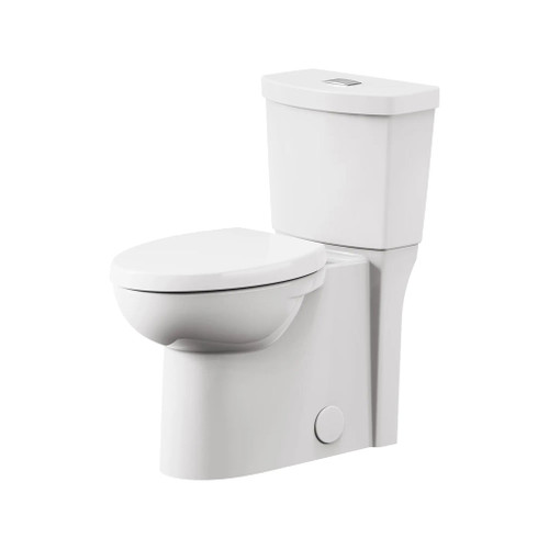 American Standard Studio Skirted Two-Piece Dual Flush 1.6 gpf/6.0 Lpf and 1.1 gpf/4.2 Lpf Chair Height Elongated Toilet With Seat - AMS-2794204