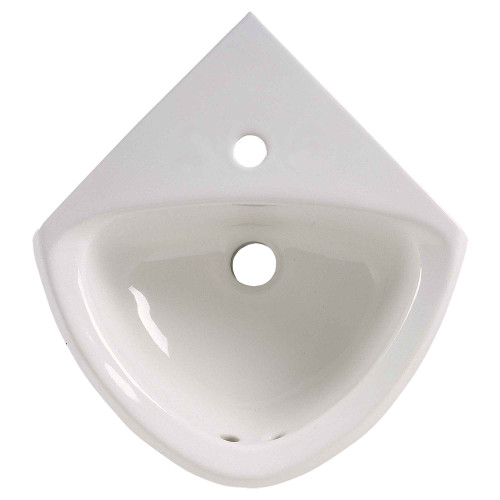 American Standard Corner Minette Wall-Hung Sink With Center Hole Only - AMS-451001